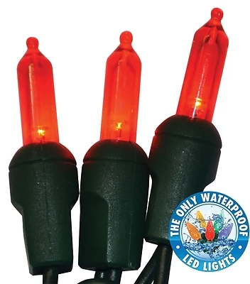 Ledbx-t550-rd6 50-lamp Red Led Light Set, 26 Ft Length
