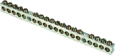 18-terminal Aluminum Ground Bar Kit For Qo & Homeline Load Centers