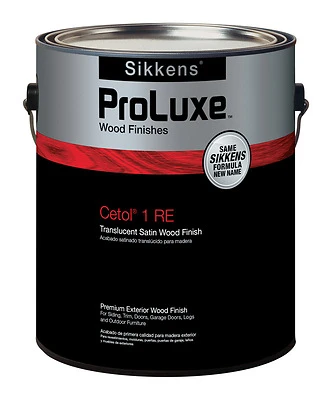 PPG Proluxe Cetol 1 RE SIK41078/01 Wood Finish, Transparent Satin, 1-Gallon
