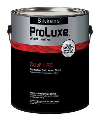 PPG Proluxe SIK41005/01 RE Wood Finish, Transparent Satin, Natural Oak, 1-Gallon