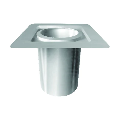 Selkirk Sure-Temp 6-In. Firestop/Joist Shield, Stainless Steel