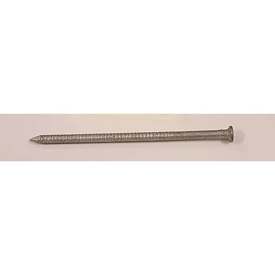 Pressure-Treated Lumber Nails, Ring-Shank, 16D, 3-1/2 In., 5 Lbs.
