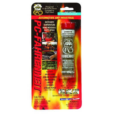 PC Products 025543 Epoxy Putty, High Temperature, 1 Oz