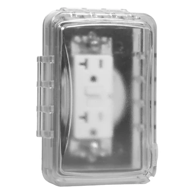 Taymac MM110C Single Gang Clear Polycarbonate Weatherproof Box Cover
