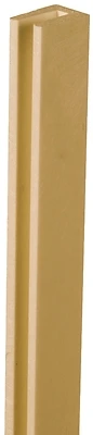 Cedar Vinyl Lattice U-cap 1-3/16 In W X 95-1/2 In L X 3/4 In D
