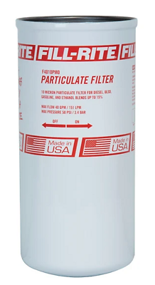 10 Micron Particulate Fuel Transfer Filter, 1-1/2 In., 16 UNF, 40 GPM