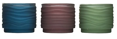 Tiki 1417043 Lavish Woodland Frosted Votive Candle, Citronella, 9 oz.