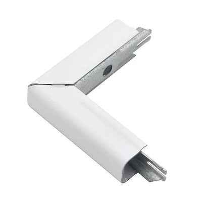 Wiremold BWH6 Raceway Elbow, Flat, Metal, White