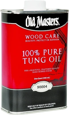 Old Masters 90004 Tung Oil, Hand Rubbed Finish, 1-Qt.