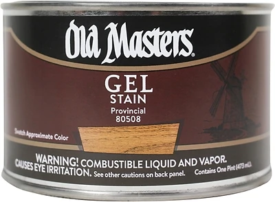Old Masters 80508 Gel Stain, Oil-Based, Provincial, 1-Pt.