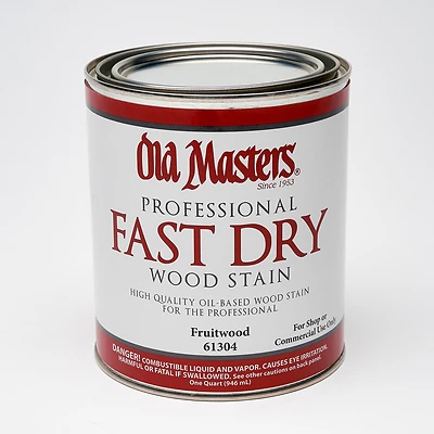 Fast Dry Stain, Oil-Based, Fruitwood, 1-Qt.