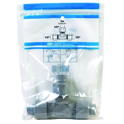 PEX Pipe Compression Tee, 1/2 x 1/2 x 1/2-In.