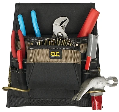 CLC Tool Works 1823 Nail & Tool Bag, 8-Pocket, Polyester