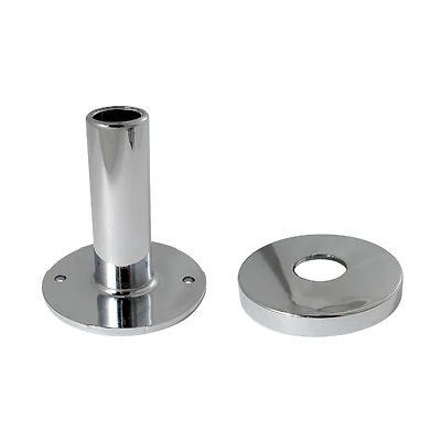 Keeney K857-30 Pipe Cover Tube and Flange, 5/8 In. ID, Chrome Plated