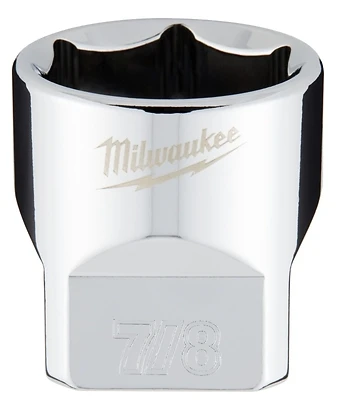 Milwaukee 45-34-9070 3/8 In. Drive 7/8 In. 6-Point Shallow Socket