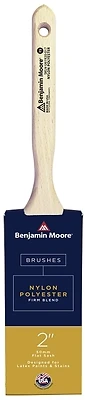 Benjamin Moore U61920-017 Flat Sash Paint Brush, 2 In, Steel Ferrule