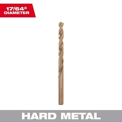 Milwaukee 48-89-2314 Red Helix Cobalt Drill Bit, 17/64 In., 4.13 In. OAL