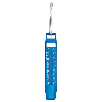 Jed Pool 20-208 Thermometer with Water Pocket, -10 to 120°F, 10 In.