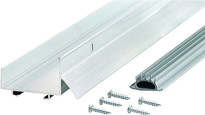 M-D 06155 Door Bottom with Drip Cap, Aluminum, 36 In.