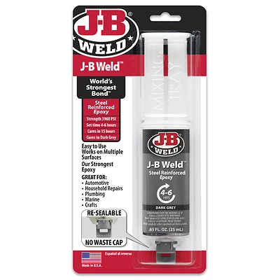 J-B Weld 50165 Original Epoxy Syringe, 25 mL, Two-Part