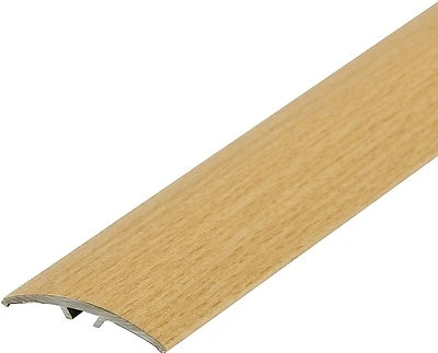 Multifloor Transition, Beechwood Finish Aluminum, Hidden Fasteners, 1-9/16 x 36 In.