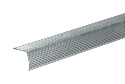 Frost King H4128FS6 Aluminum Stair Edging, Satin Silver, 1-1/8 x 72 In.
