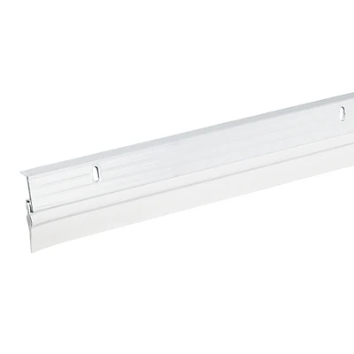 Frost King W59/36H Door Sweep, 36 in L, 1-5/8 in W, Aluminum Flange, Vinyl Insert