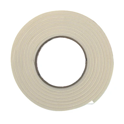 Rubber Foam Weatherseal Tape, 3/8 W x 3/16 In. T x 10 Ft.