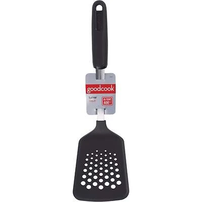 Slotted Spoon, Black Nylon/Stainless Steel
