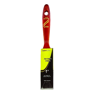 Linzer 1123-1 Varnish & Trim Paint Brush, 1 In., Chiseled