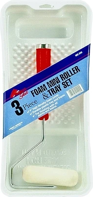 3-Pc. Mini Roller Tray Set, Foam