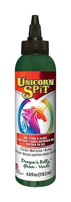 Gel Stain and Glaze In One, Dragons Belly Green, 4-oz.