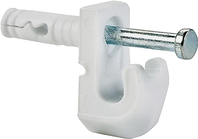 ClosetMaid 661000 Wall Clip, Resin, White