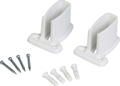12-Pack White Wall Bracket
