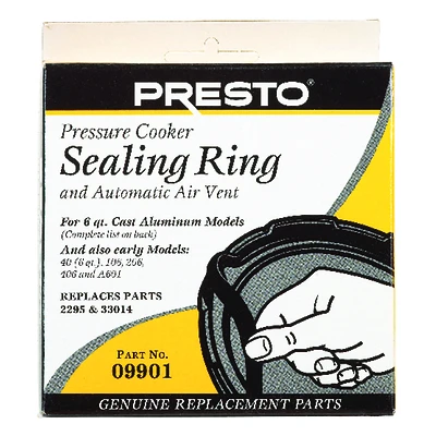 Presto 09901 Pressure Cooker Sealing Ring, 6 Qt
