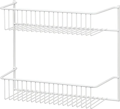 ClosetMaid 800200 2-Tier Wire Shelf Unit, 12 In., White