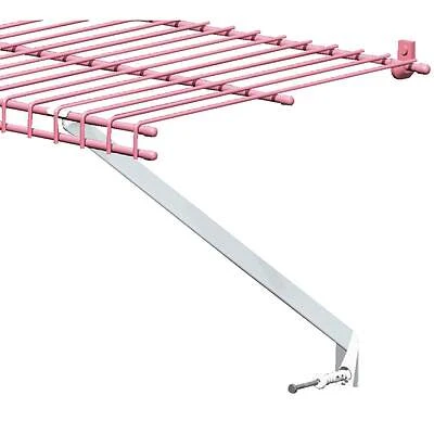 ClosetMaid 21775 Shelf Bracket, 12-Inch, White, 12-Pack