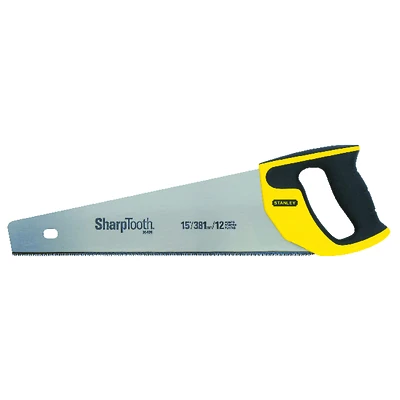 Stanley 20-527 SharpTooth Finish Cut Hand Saw, 20 In., Welded Handle