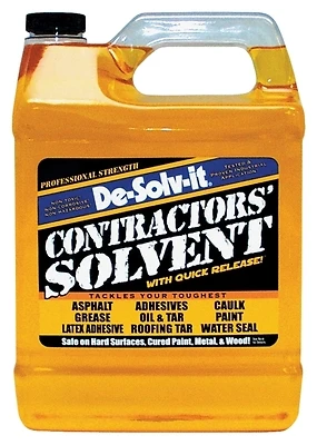 De-Solv-It 10151 Contractor Solvent Adhesive Remover & Degreaser, 1 Gallon