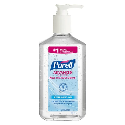 Purell 3659-12 Advanced Hand Sanitizer Refreshing Gel, Citrus, 12 oz