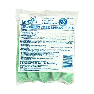 Jobe's 02011 Evergreen Tree Fertilizer Spikes, 11-3-4, 5-Pk.