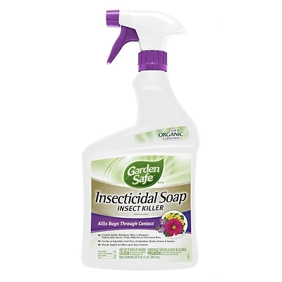 Garden Safe HG-93216 Insecticidal Soap Ready To Use Trigger Spray, 32 Oz.
