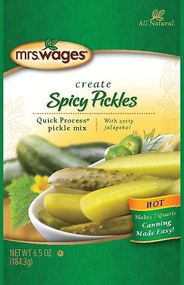Mrs. Wages W655-J7425 Hot Spicy Pickle Mix, 6.5 Oz