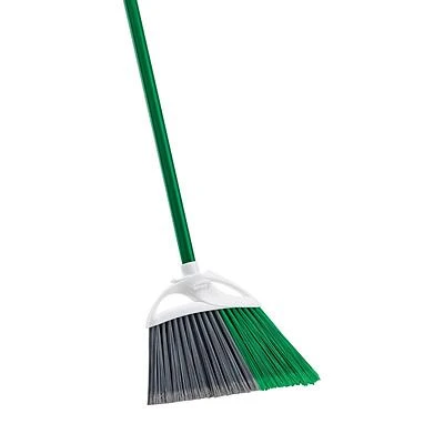 Libman 205 Precision Angle Broom, 13 In. Sweep, Steel Handle, 53 In.