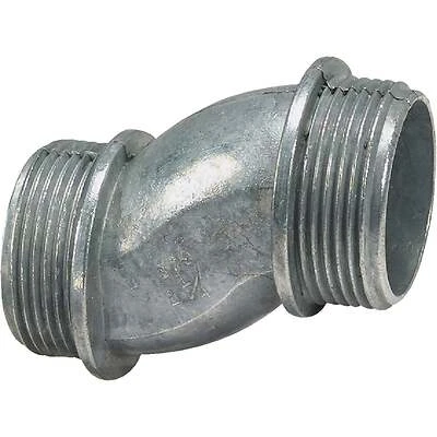 Halex 90401 Rigid Offset Conduit Nipple, Zinc, 1/2-In.