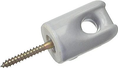 Halex Porcelain Wire Holder, Radio/Midget Type, 1-1/2 In.