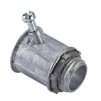 Conduit Box Connector, 1/2 x 1/2-In. Knockout