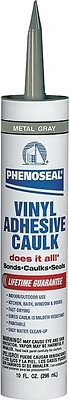 Dap Phenoseal 04102 Vinyl Adhesive Caulk, Gray, 10 oz.