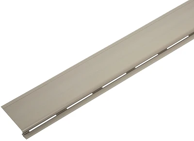 Gutter Cover, Fits Standard 4, 5 & 6-In. Metal Gutter, Clay PVC, 4-Ft.