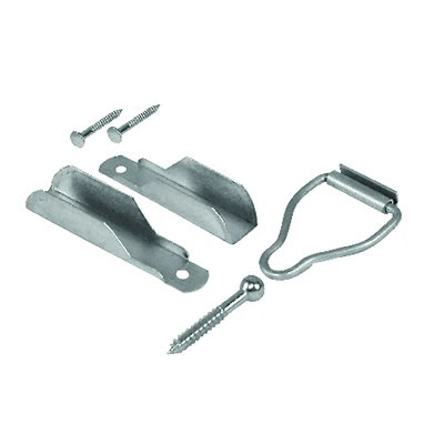 Screen Hangers & Latch, Mill-Finish, 3/8 In.
